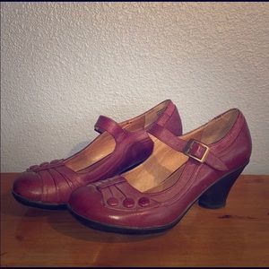 Miz Mooz Burgundy Charlotte Mary Jane